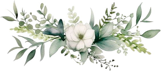 Decoración floral inferior